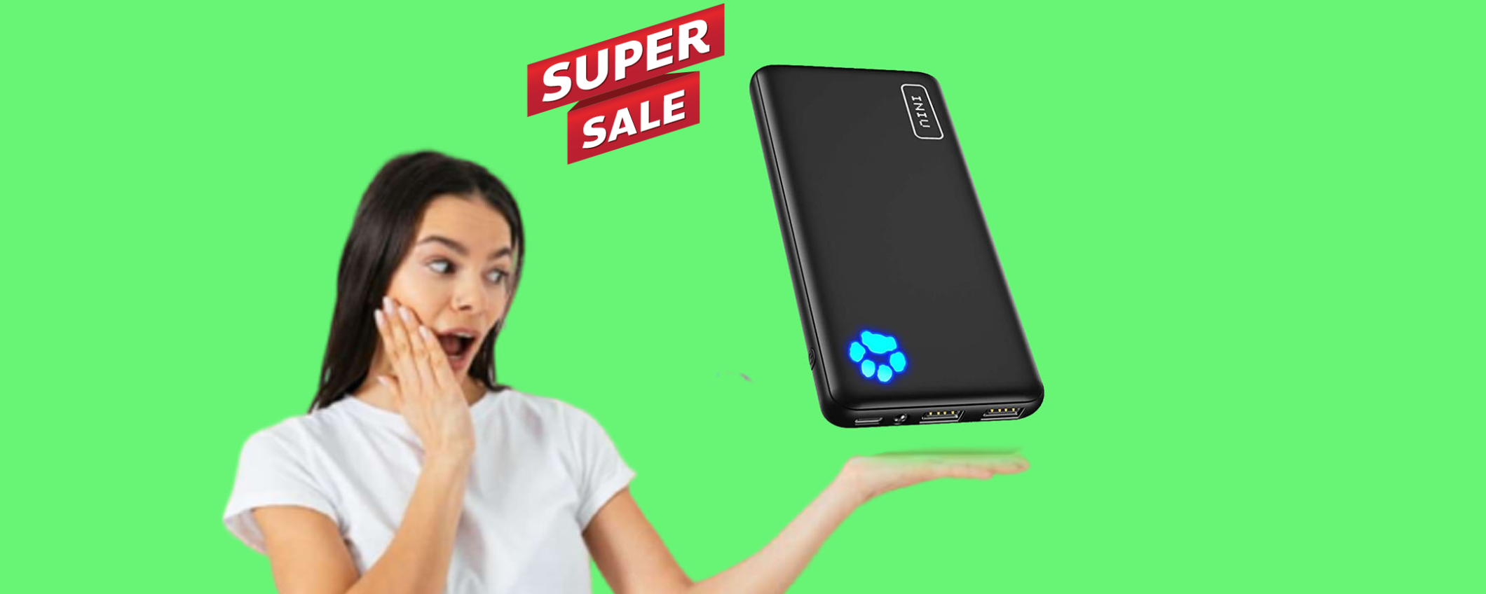 Power Bank ultrasottile ad un prezzo imbattibile: solo su Amazon