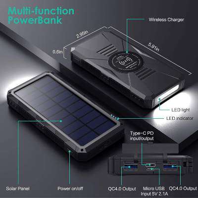 Powerbank solare porte