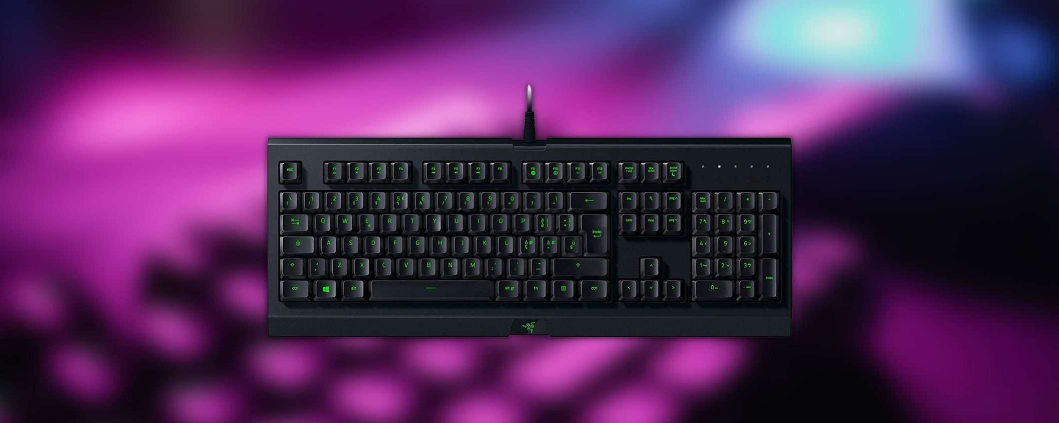 Tastiera da gaming Razer: FUORITUTTO Amazon pazzesco (-60%)