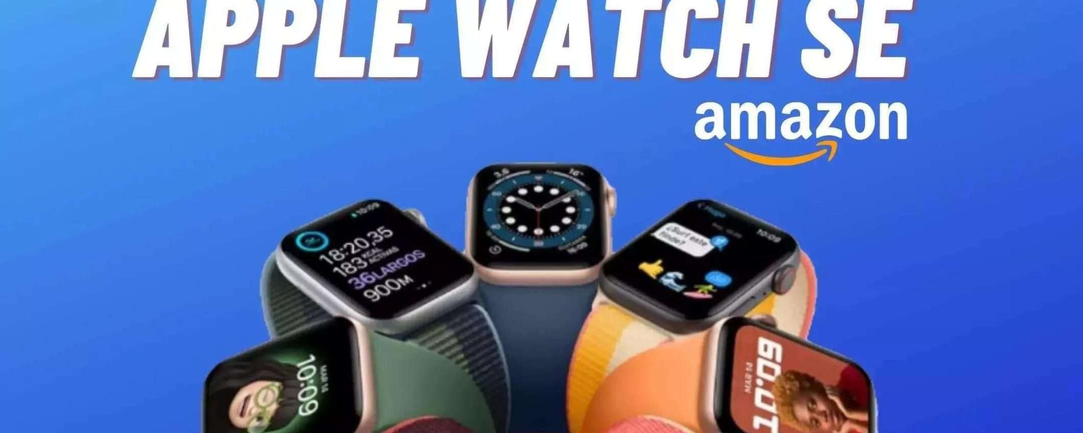 Apple Watch SE (2022) da 40 mm ad un prezzo SUPER su Amazon