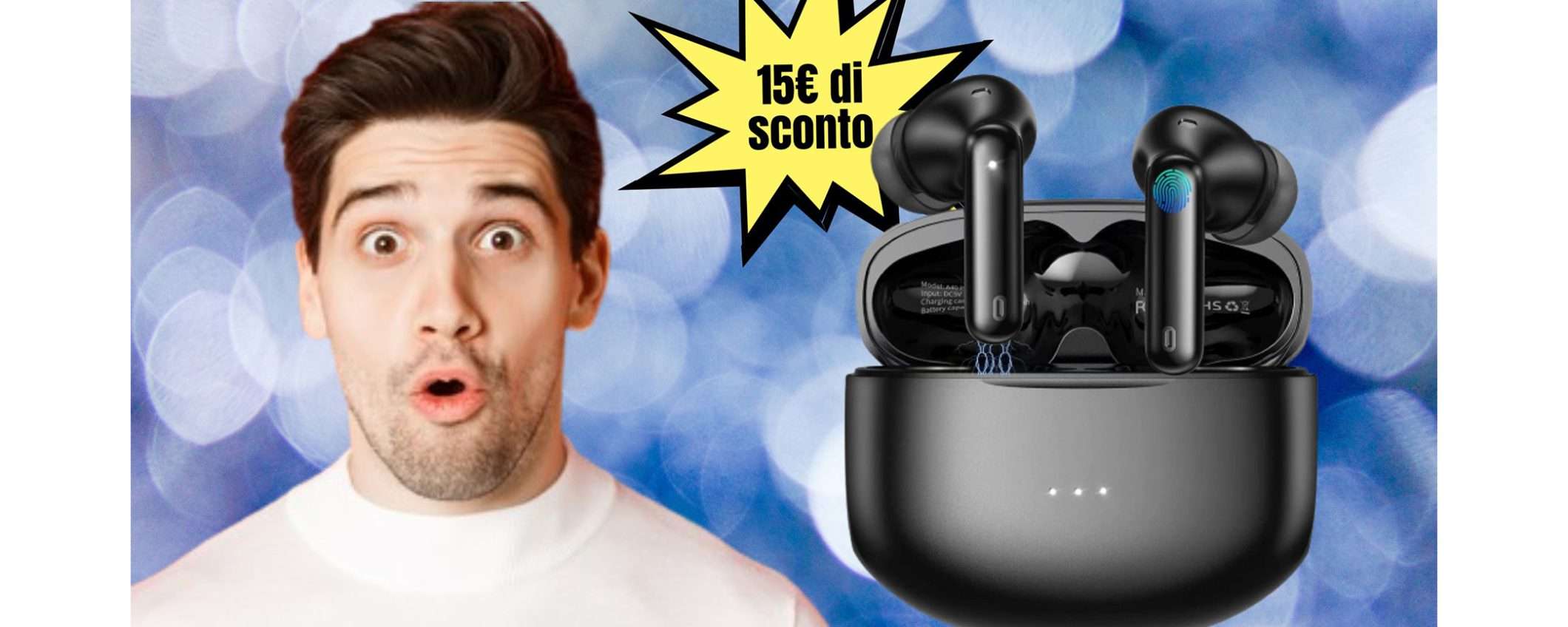 Cuffie senza fili SUPER su Amazon, OFFERTA SENSAZIONALE