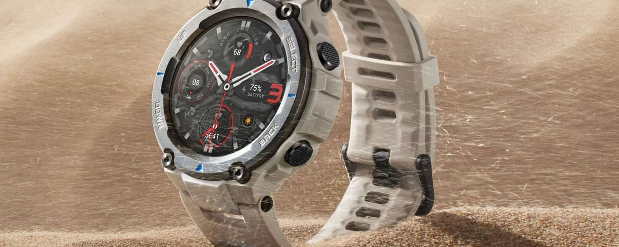 Amazfit T-Rex Pro: smartwatch SUPER RESISTENTE a prezzo REGALO