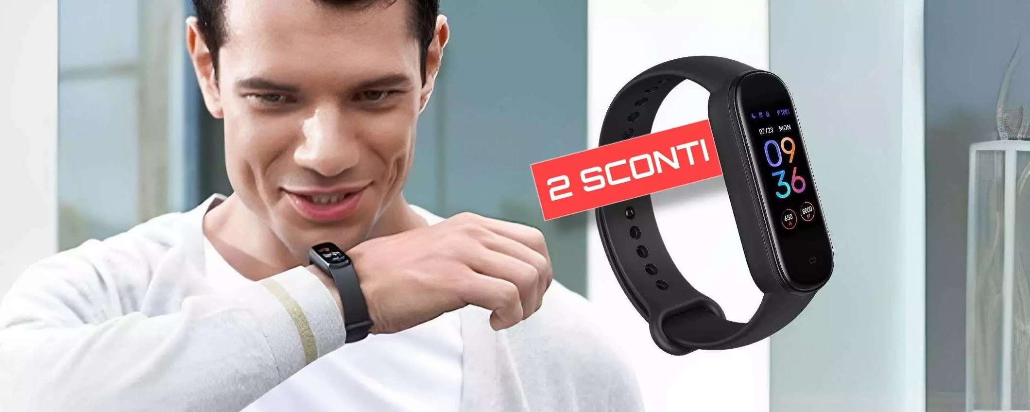 Amazfit Band 5: grazie al DOPPIO SCONTO la prendi con appena 24€