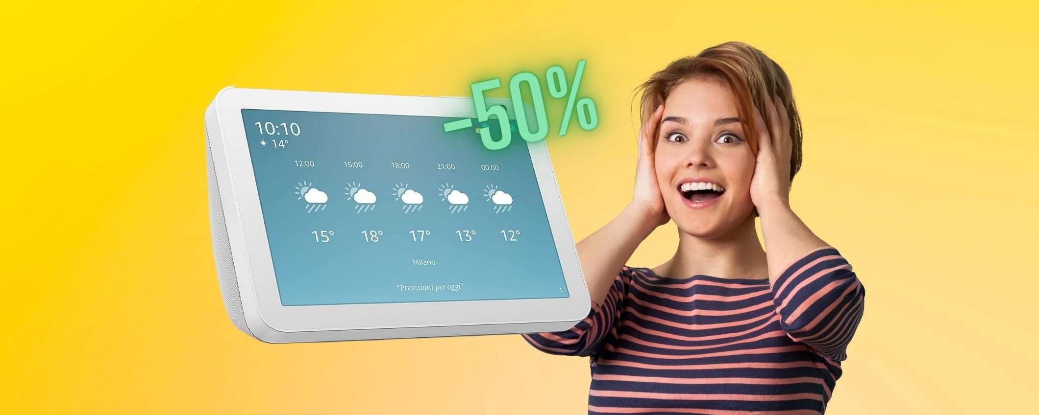 Amazon taglia prezzo: Echo Show 8 al 50% è un vero AFFARE