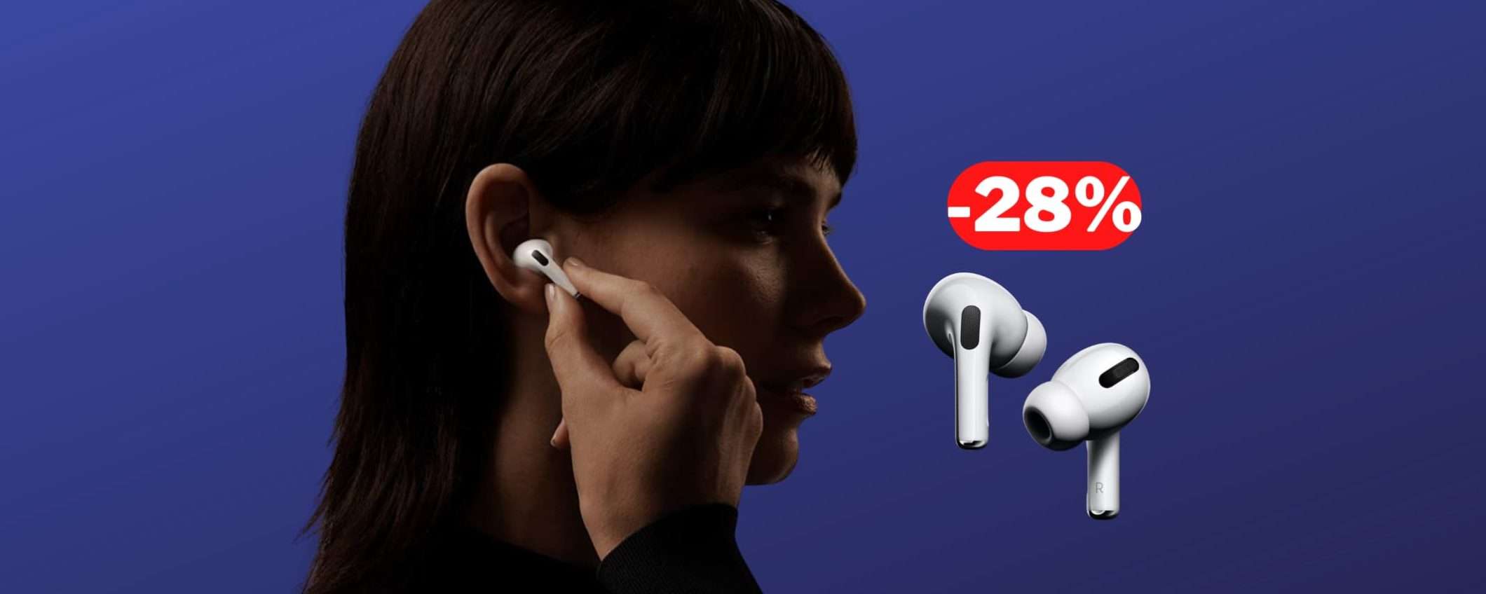 AirPods Pro (prima generazione) con custodia MagSafe in sconto di 80€ (-28%)