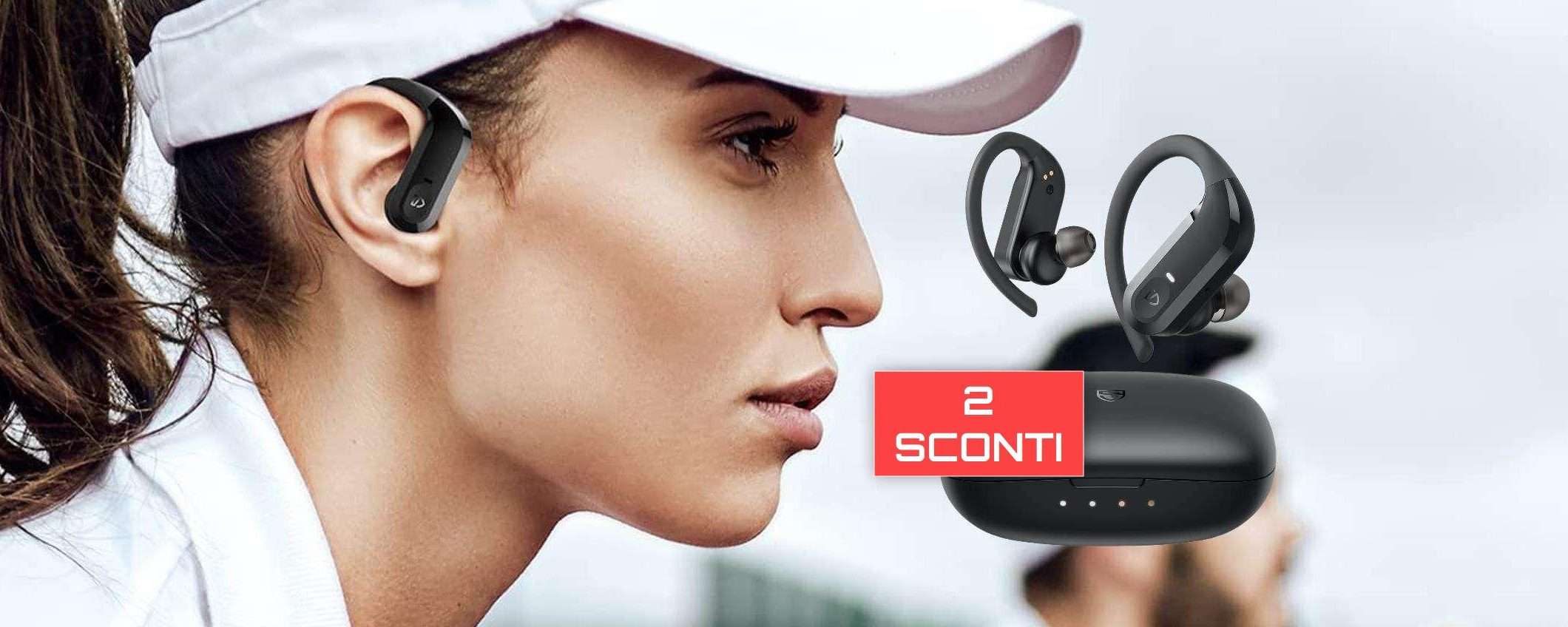 Auricolari SoundPEATS S5: tutta la musica che vuoi mentre ti alleni (37€)