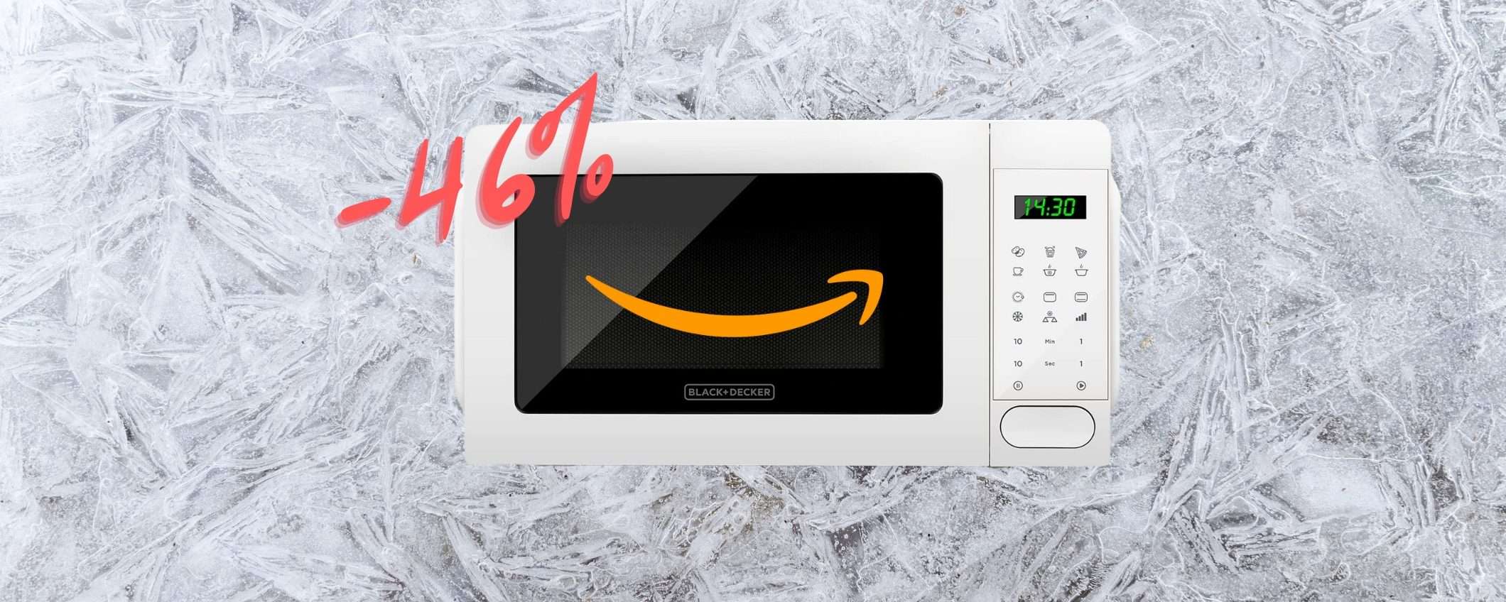 Black & Decker RAGALA un forno a microonde da 20L, su Amazon al 46%