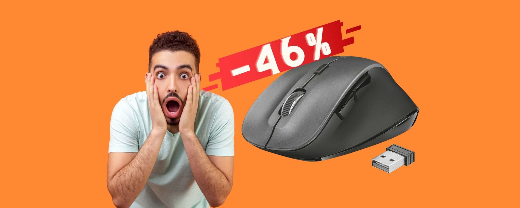 BOMBA Amazon: mouse wireless by Trust a MENO di 7€