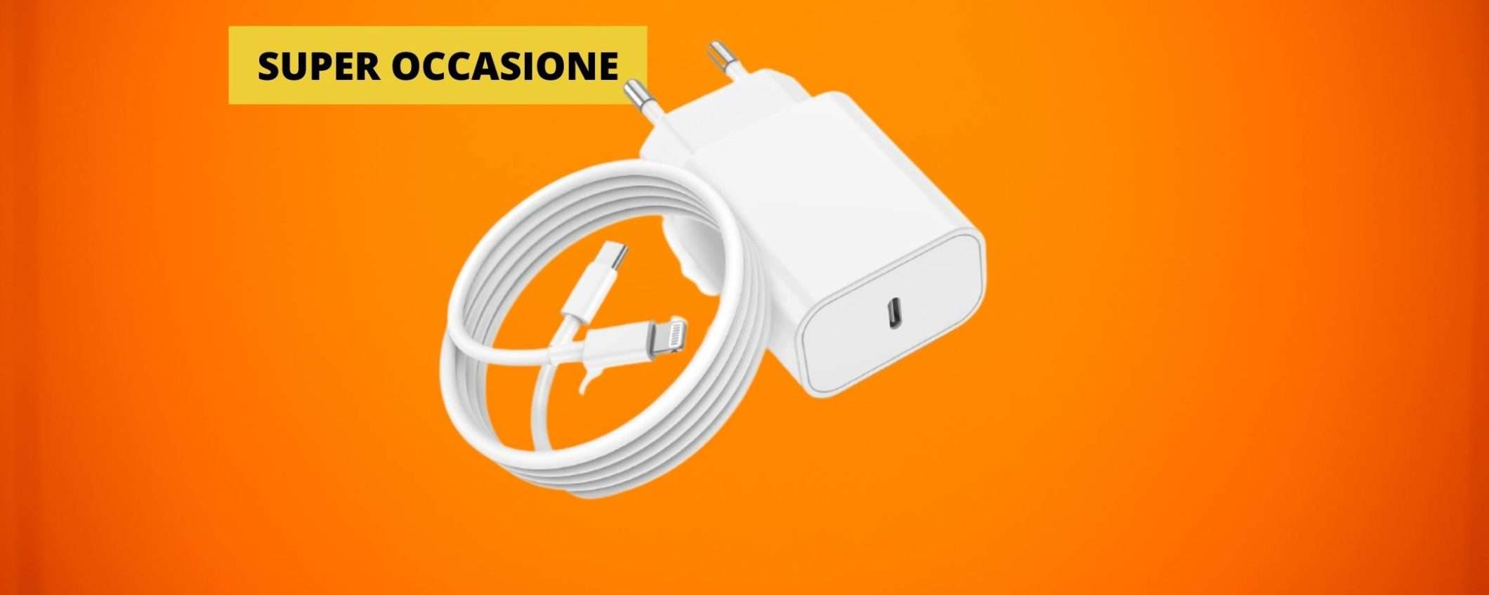 Caricatore rapido per iPhone 14 ad un prezzo super: ecco come risparmiare