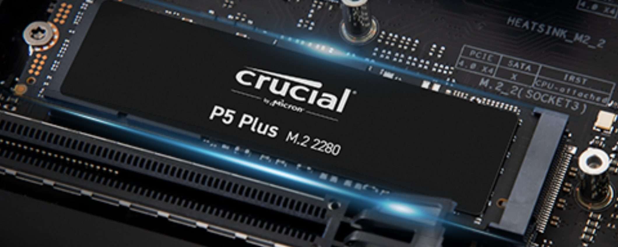 Crucial, l'SSD interno da 2 TB costa POCHISSIMO su Amazon (-32%)