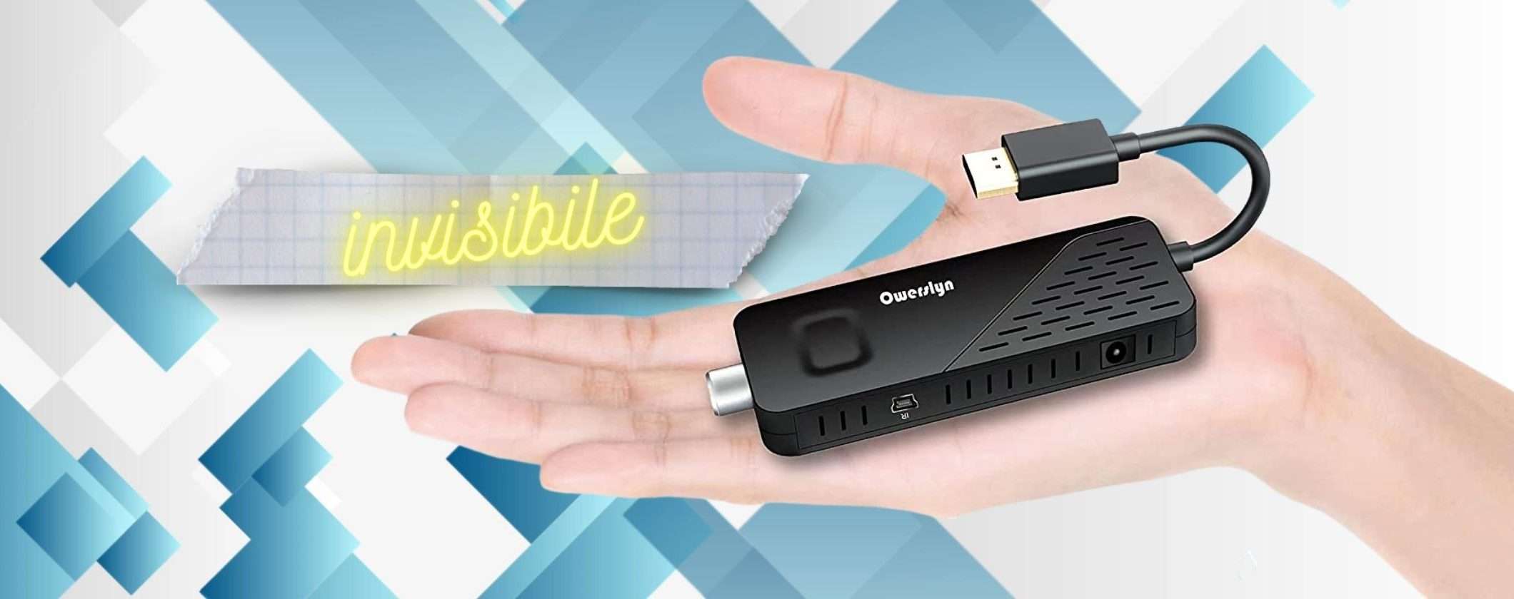 Digitale terrestre: acquista il decoder invisibile alimentato tramite USB