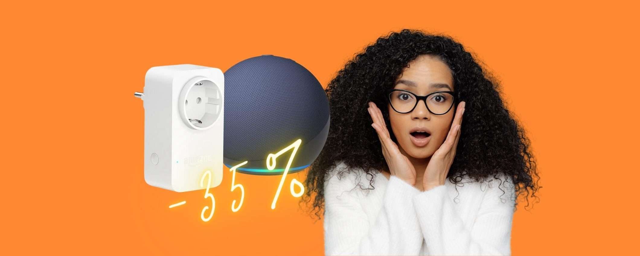 Echo Dot di 5ª generazione più presa smart a prezzo RIDICOLO