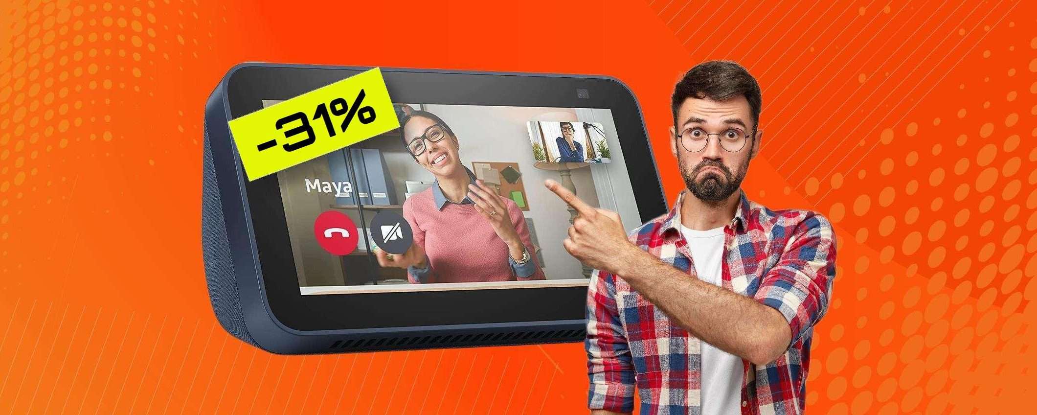 Echo Show 5: ultima occasione per riceverlo in FORTE sconto (58€)