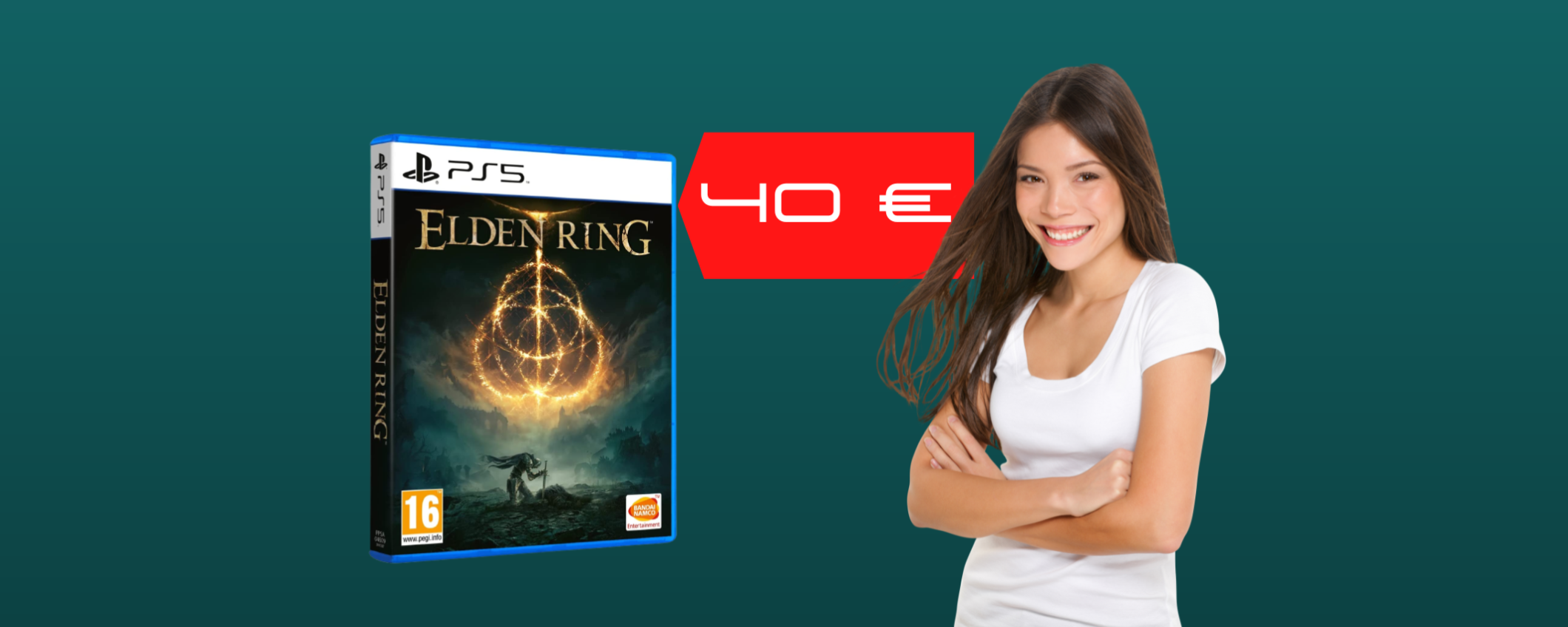 Elden Ring per PS5: il videogioco più premiato di sempre in offerta di nuovo a 40€ (Amazon)