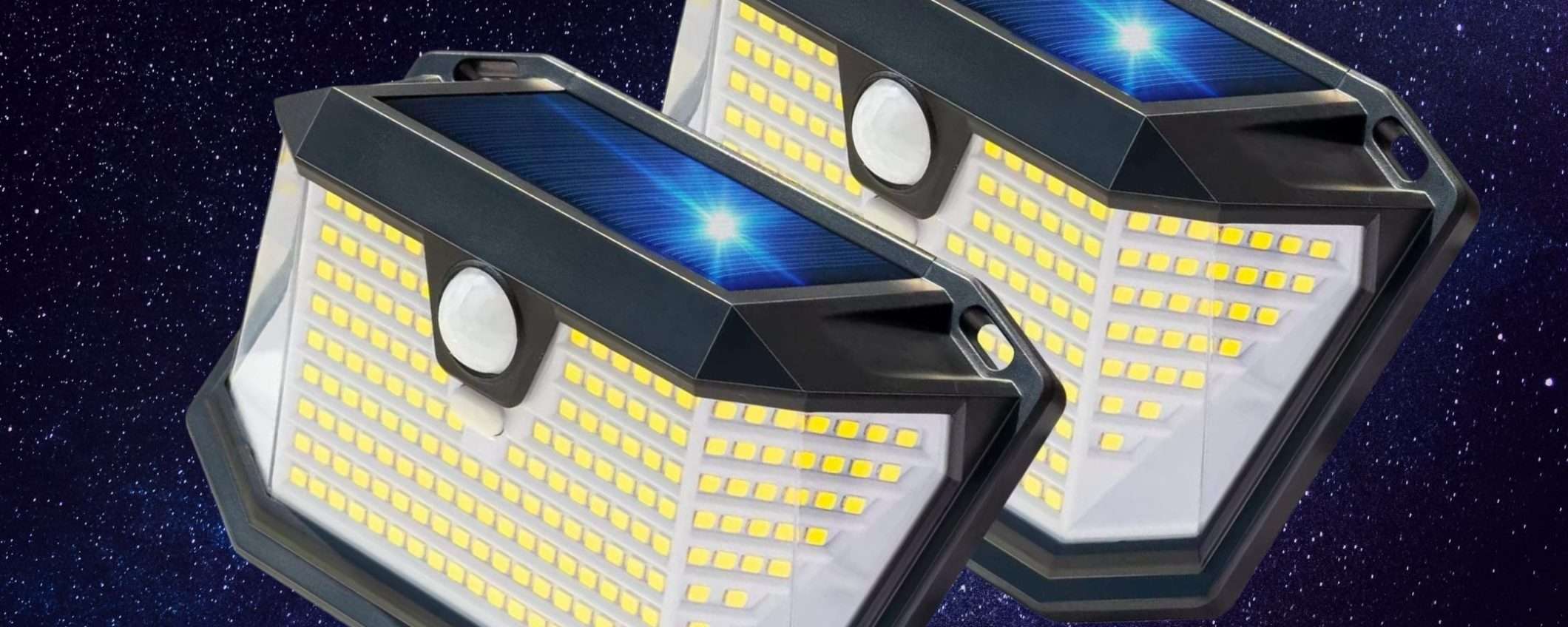 Illumina la notte, ABBATTI la bolletta: 8€ per il faro solare con 202 LED