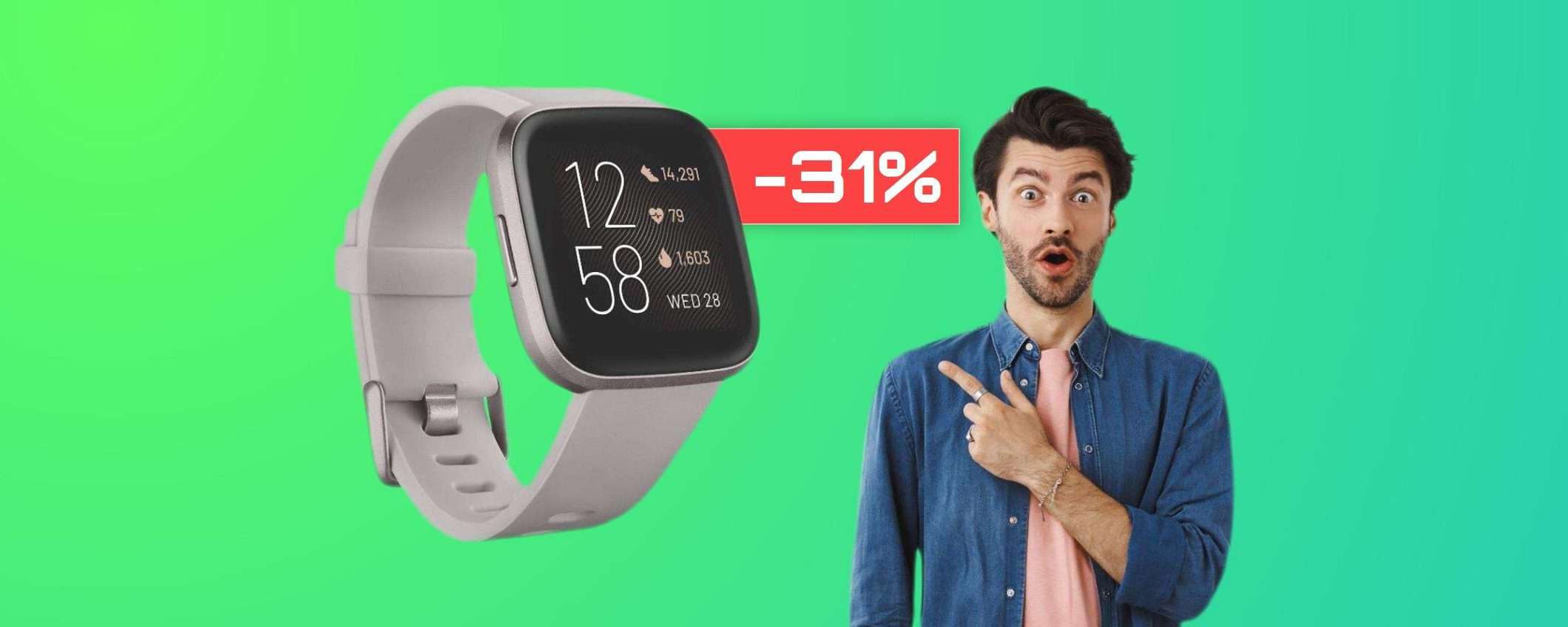 Fitbit Versa 2 con Alexa: lo SCONTO che aspettavi è qui (-31%)