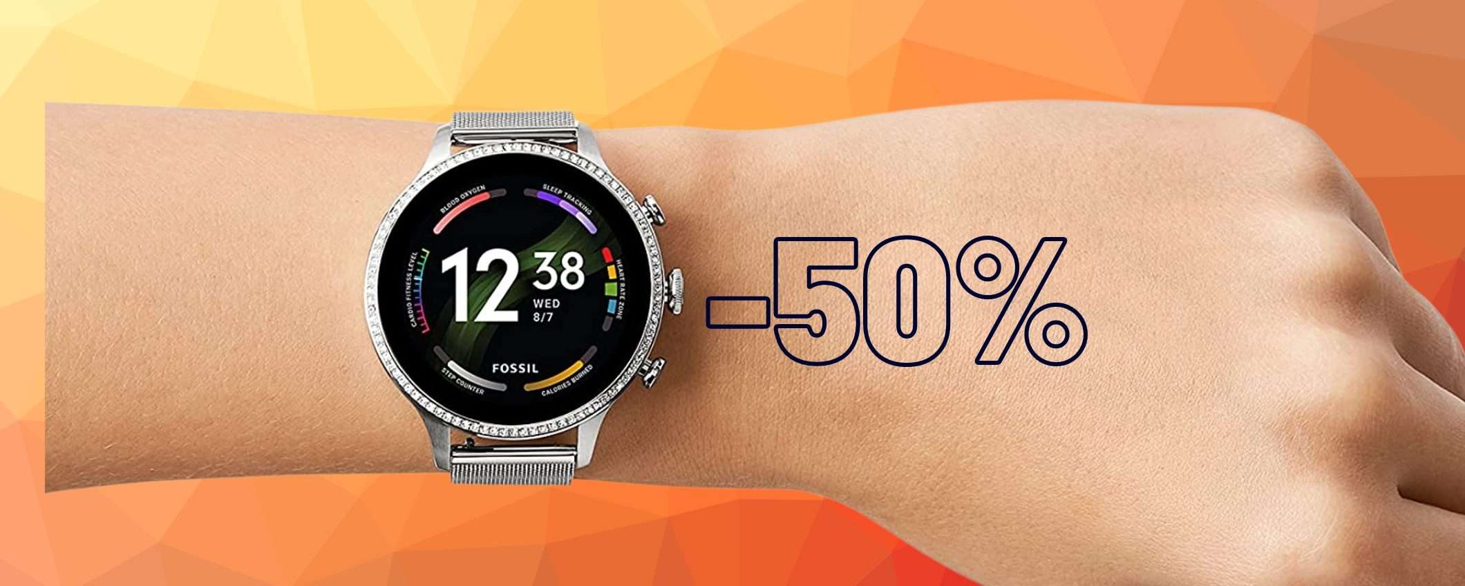 Fossil Gen 6: smartwatch PAZZESCO a METÀ prezzo su Amazon