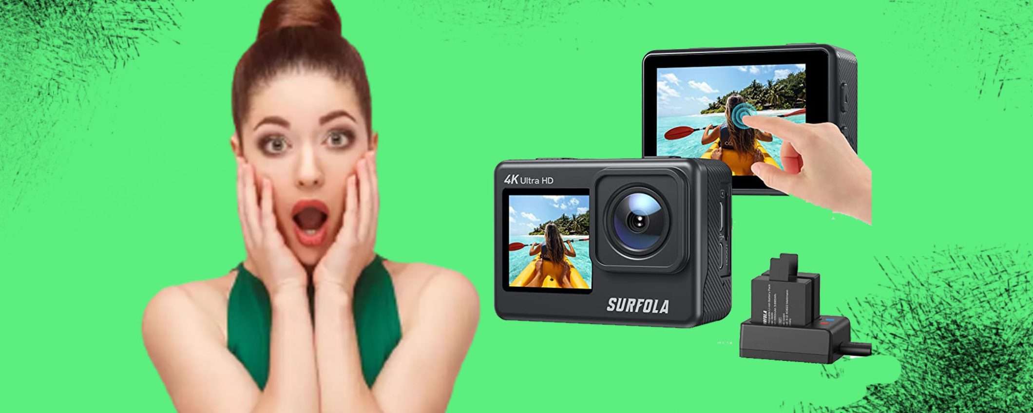 Fotocamera subacquea: sconto incredibile di Amazon, termina a breve!