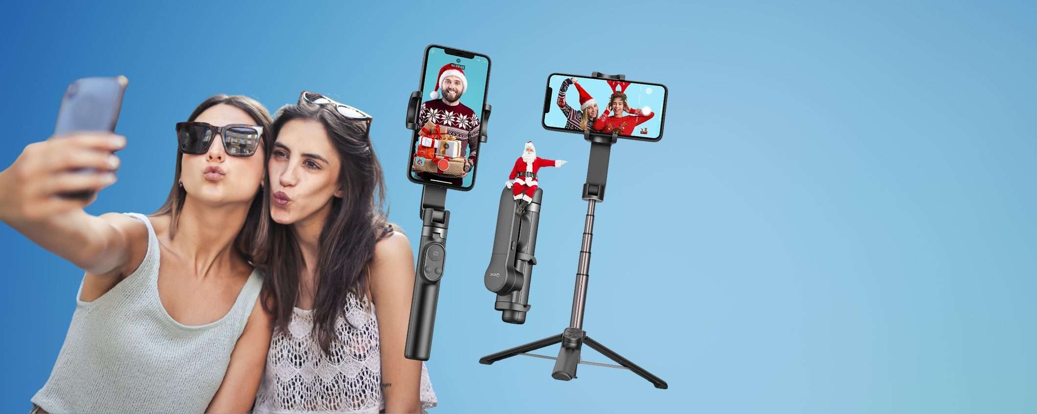 Video e riprese senza tremori: ti serve questo Gimbal per smartphone