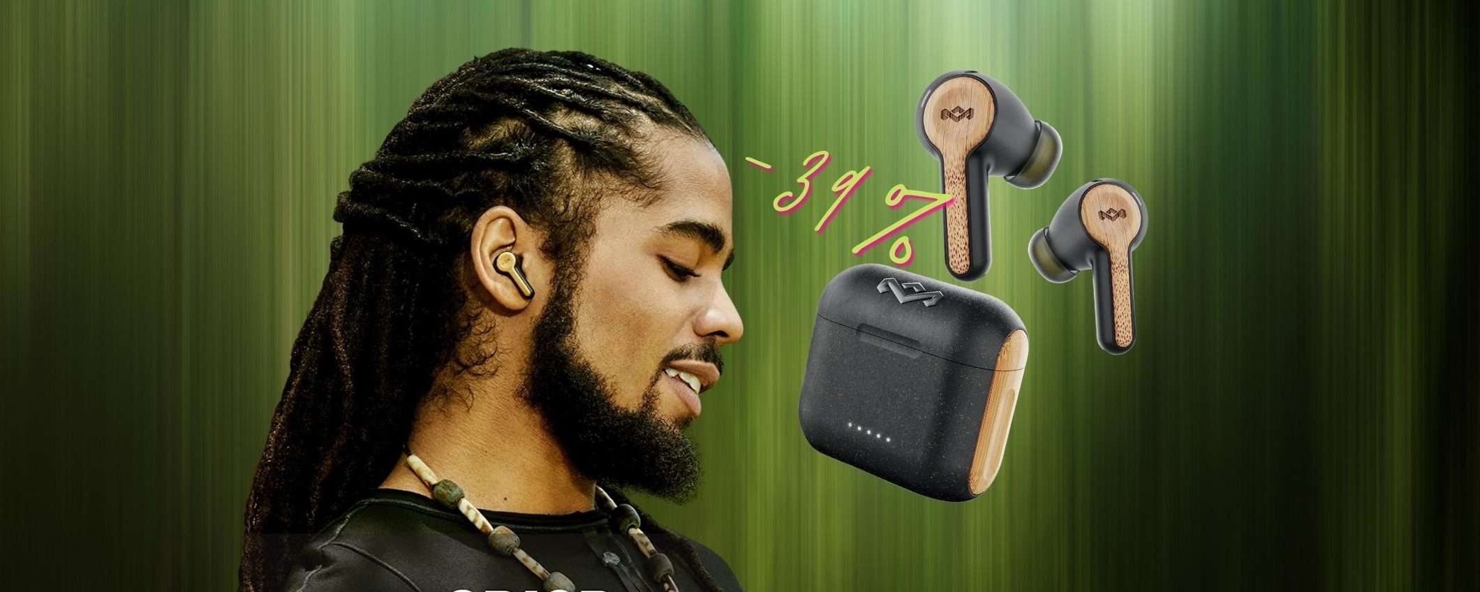 House of Marley Rebel Signature: auricolari unici a prezzo WOW