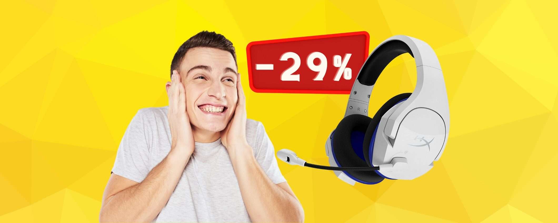 HyperX: cuffie wireless da gaming SUPERBE a MENO di 57€