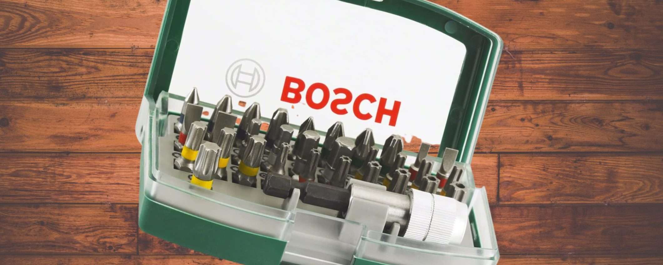 Eccellente kit Bosch 31 in 1 a prezzo RIDICOLO su Amazon (11€)