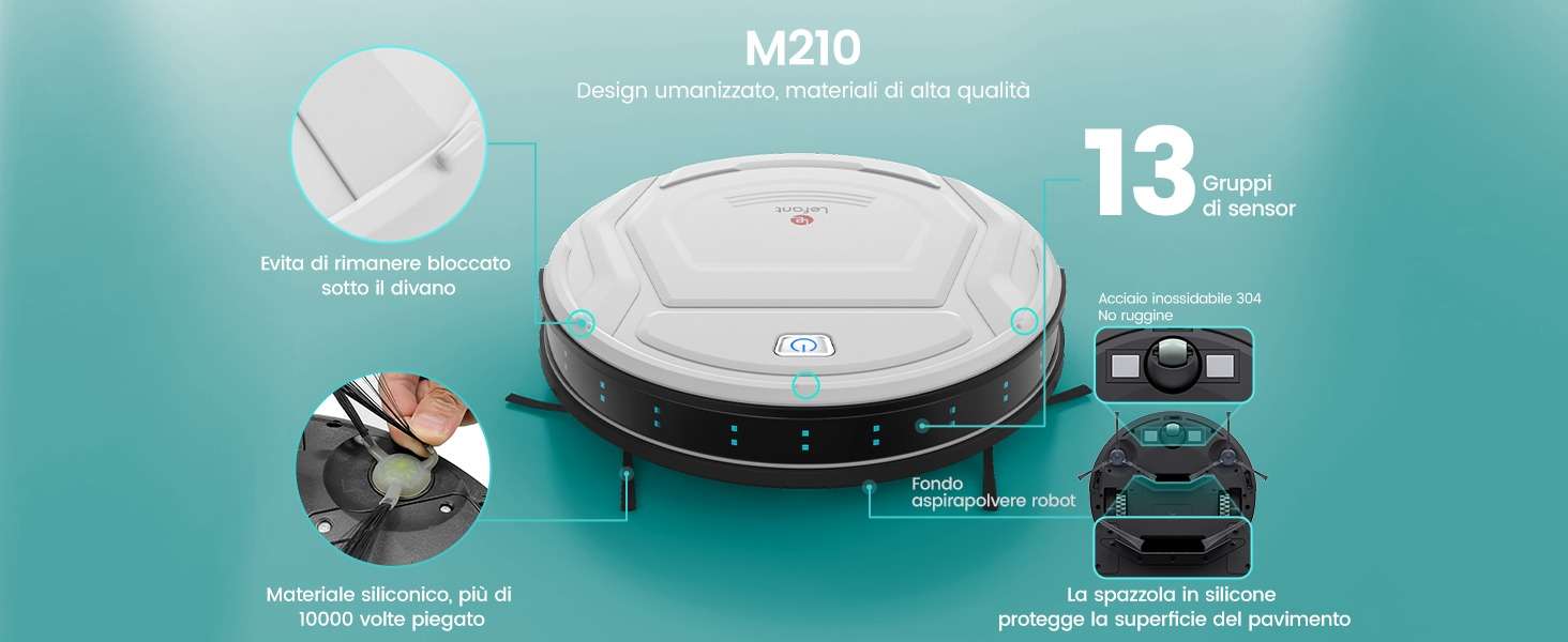 lefant-m210-mini-robot-aspirapolvere-70e-meno-coupon-specifiche