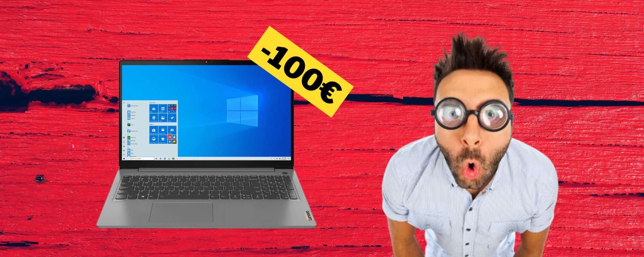 Lenovo IdeaPad 3 con Ryzen 5 crolla di prezzo all'improvviso (-100€)