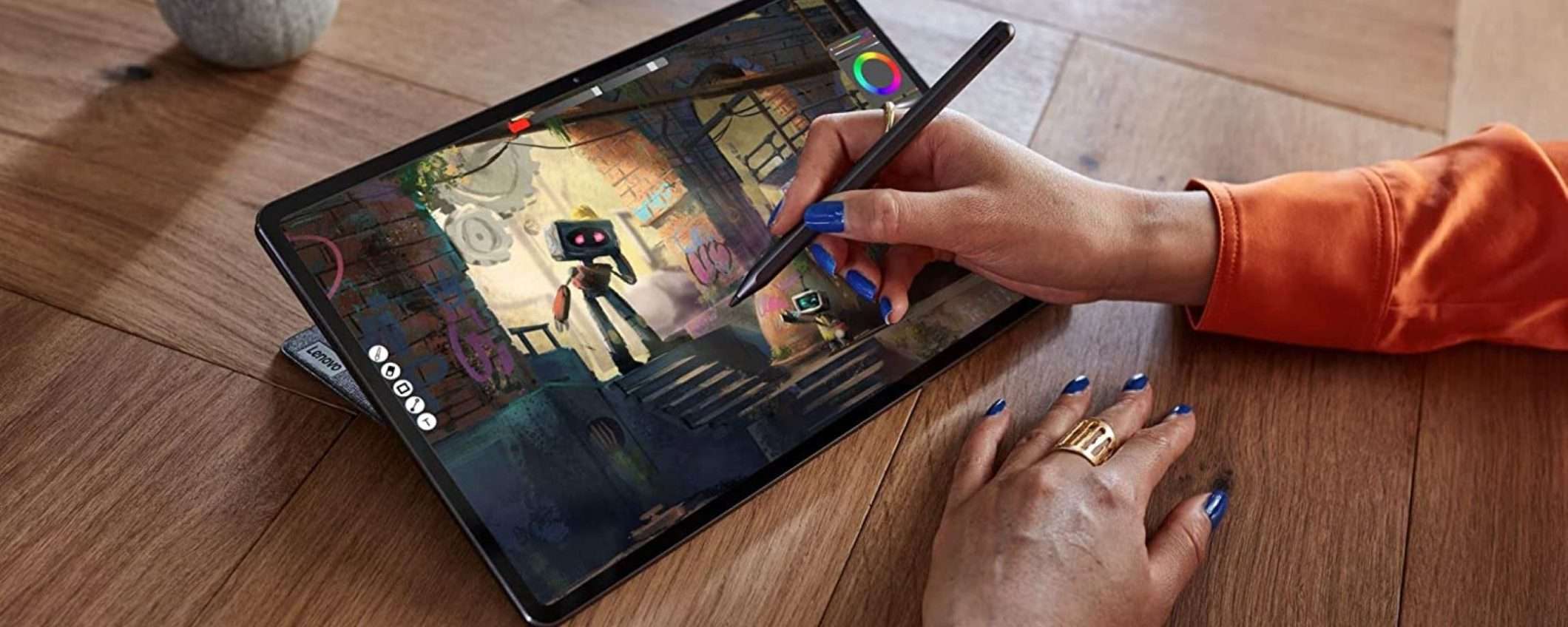 Lenovo Tab P12 in offerta ad un prezzo vantaggioso: lo schermo da 3K fa la differenza