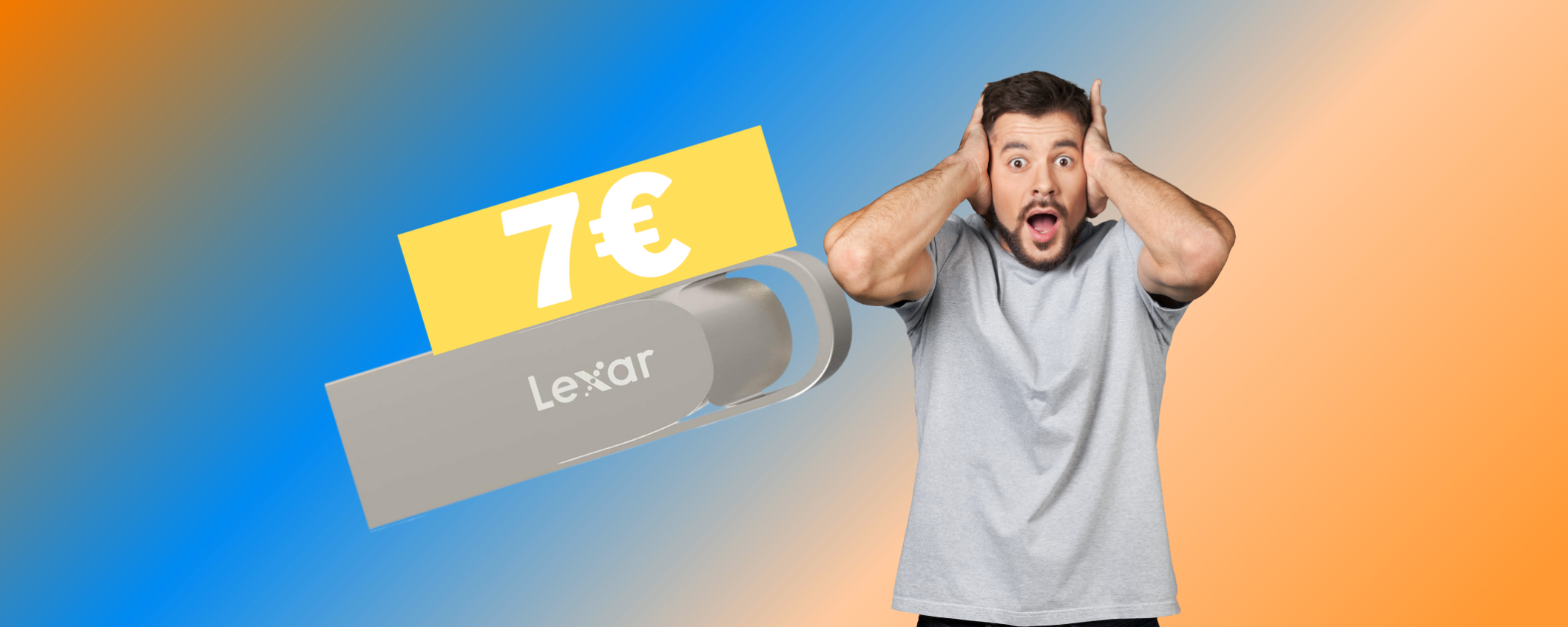 Chiavetta USB Lexar da 32 GB in SCONTO su Amazon a soli 7€