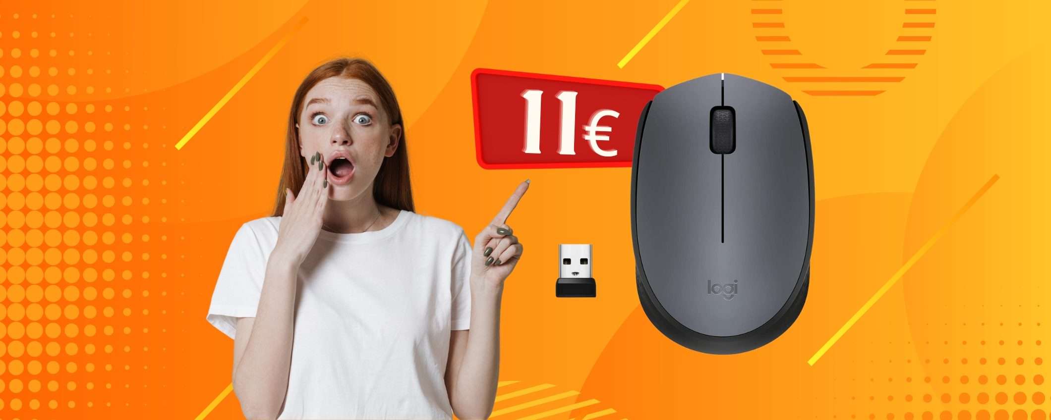 Logitech M170: il mouse wireless preciso a MENO di 12€