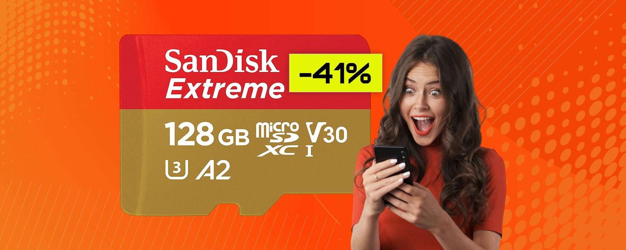 MicroSD 128GB: a questo prezzo è impossibile farne a meno (27€)