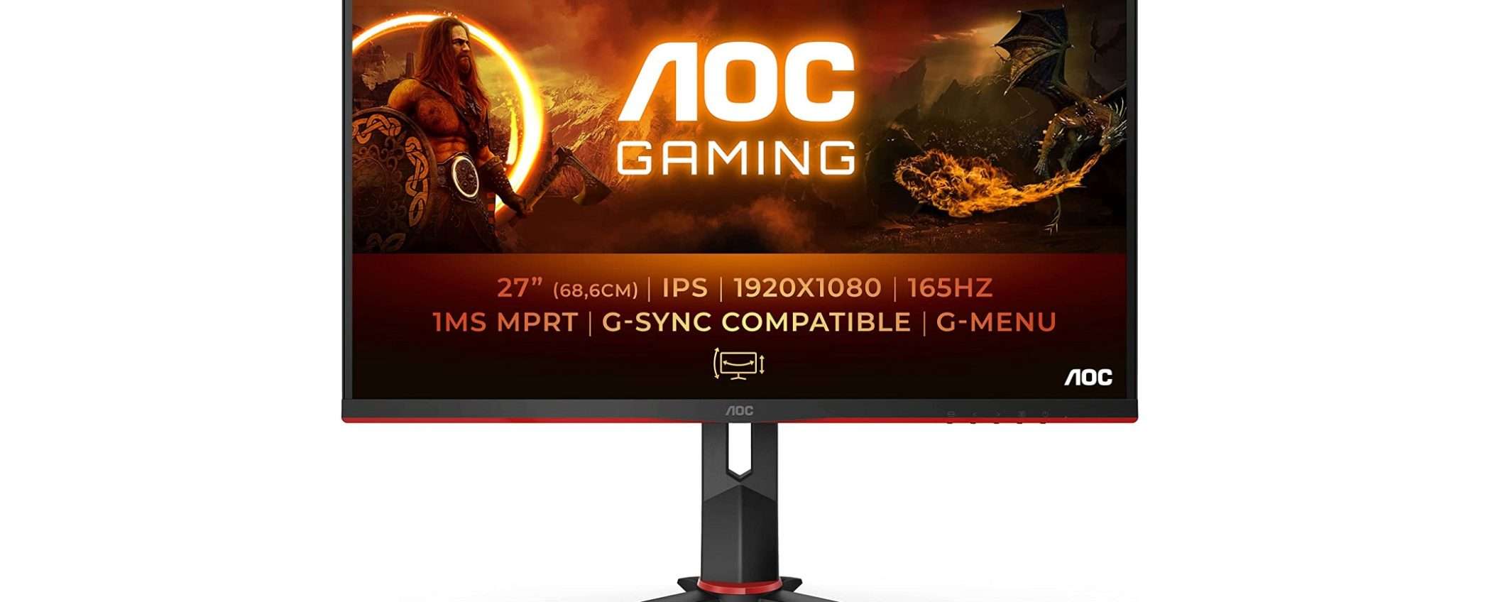 Questo monitor da gaming AOC costa solo 199€: è un VERO AFFARE (-21%)