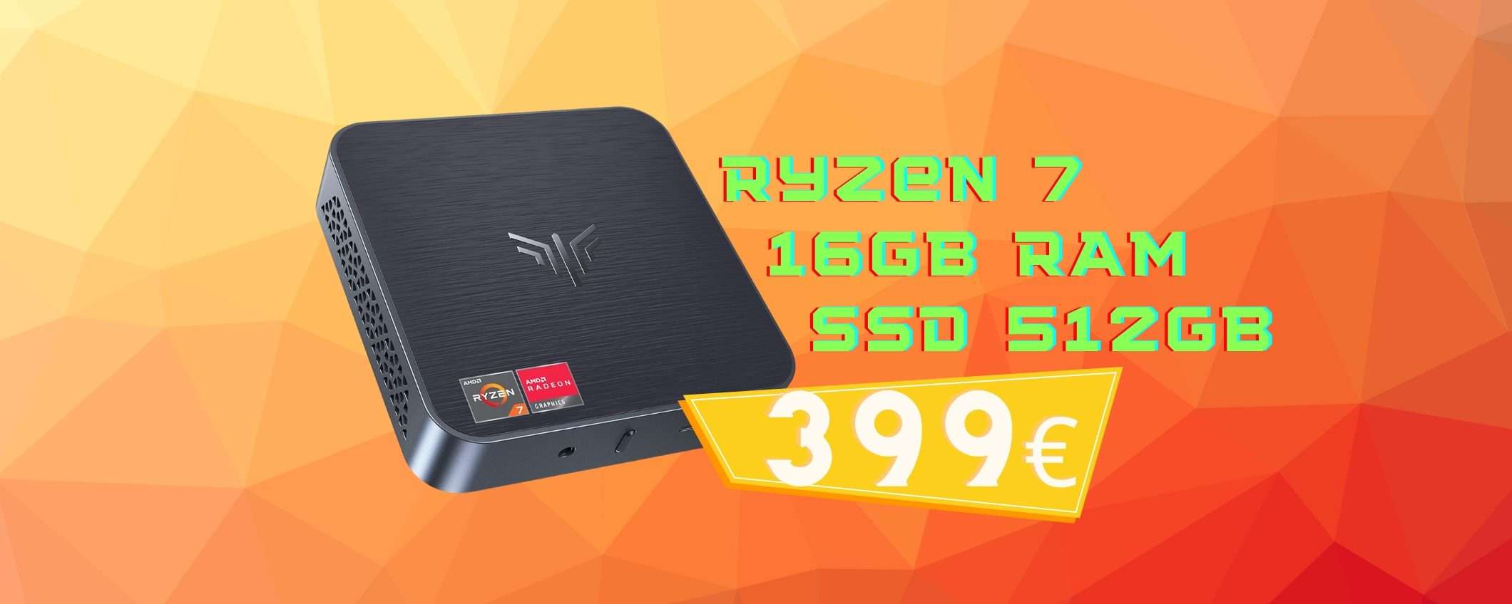 Nuovo Mac mini a prezzo FOLLE? Questo Mini PC con Ryzen 7 solo 399€