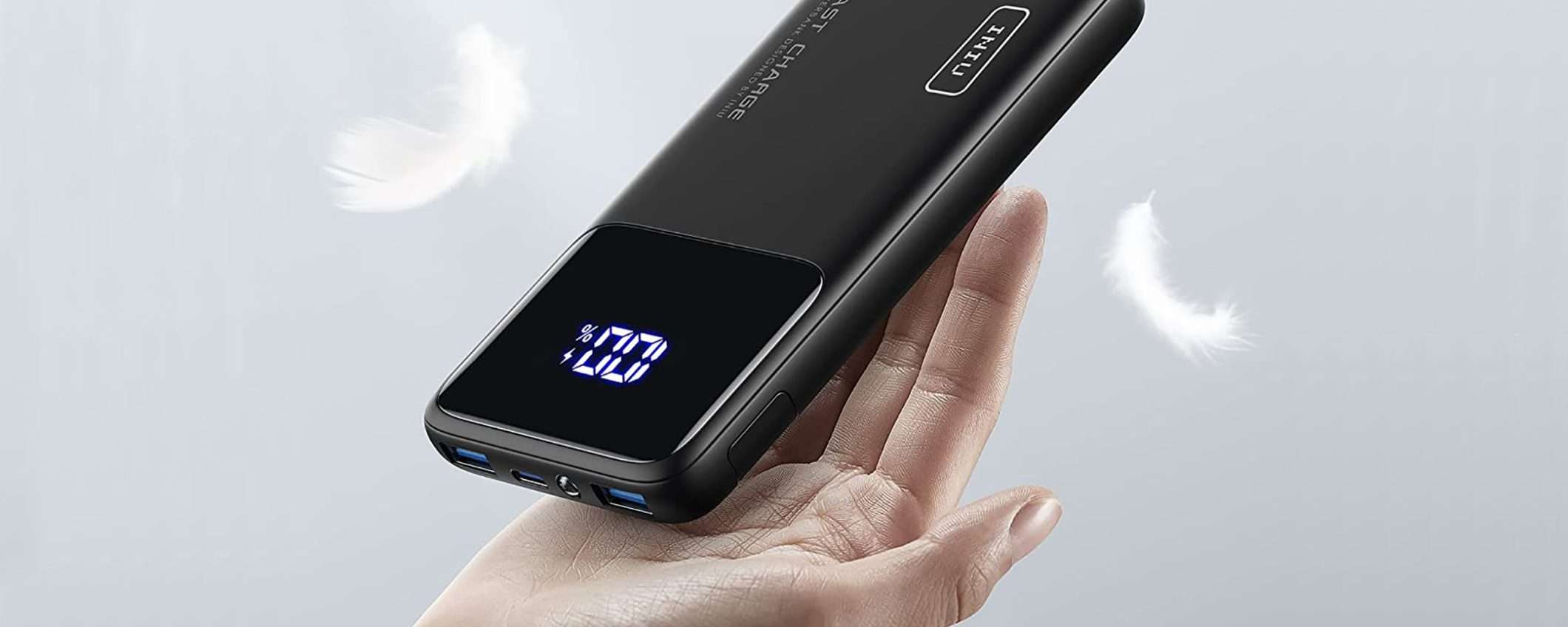 Power Bank 10000 mAh con display, ne prendi due al prezzo di uno!