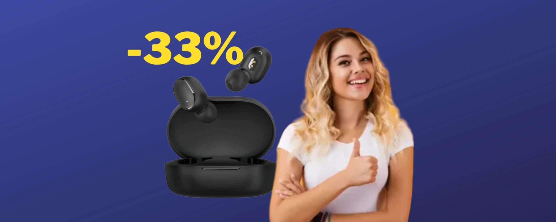 Xiaomi Redmi Buds Essential: ottime cuffie TWS a meno di 20€ (FUORITUTTO Unieuro)