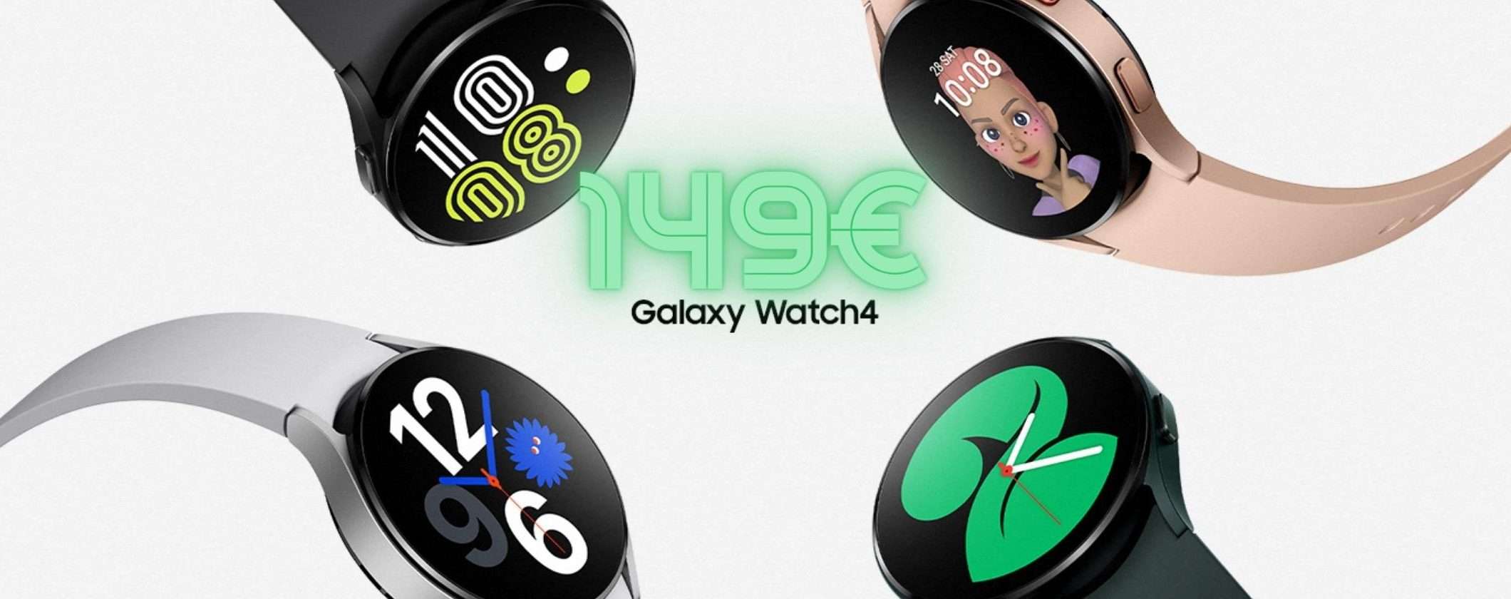 Samsung Galaxy Watch4: il SEMPREVERDE di Samsung oggi a soli 149€