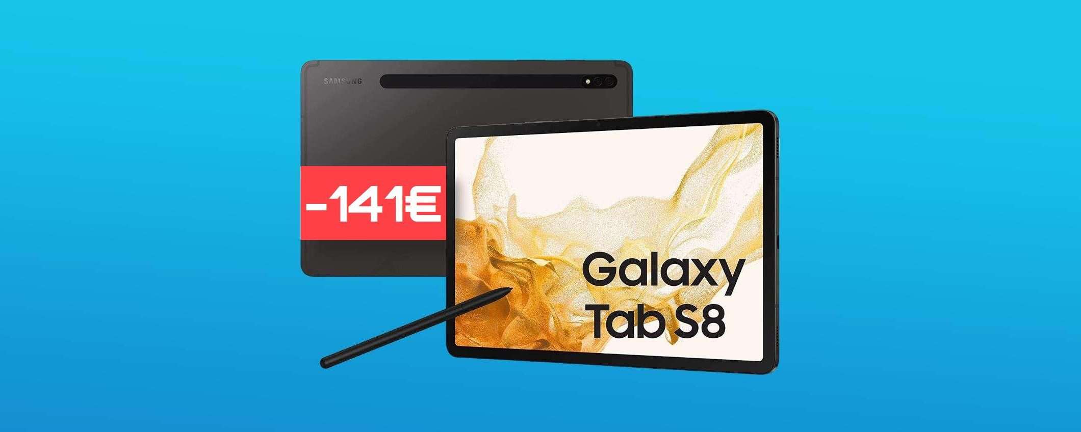 Galaxy Tab S8 è il miglior tablet da acquistare oggi: SCONTO di 141€