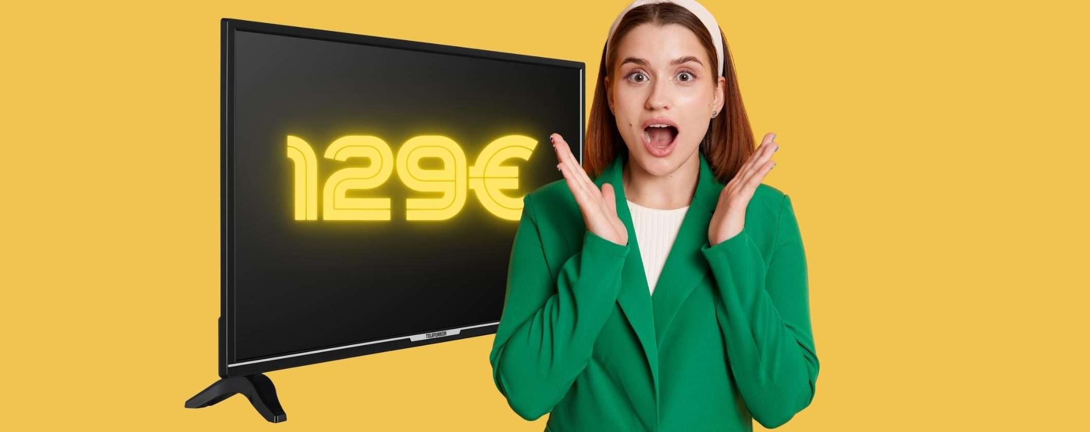 Smart TV a soli 129€? Monclick IMPAZZISCE e sfonda con questo prezzo