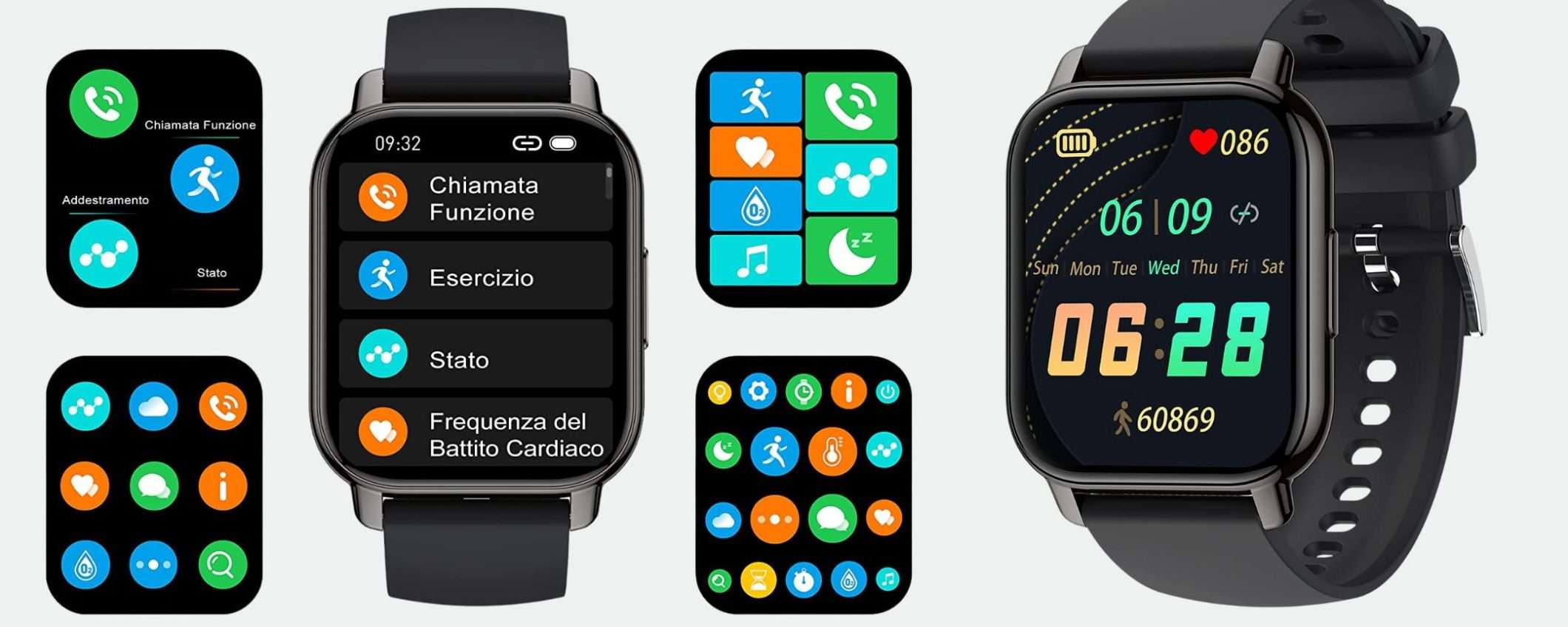 Smartwatch con display ENORME e telefonate dal polso a prezzo assurdo (39€)