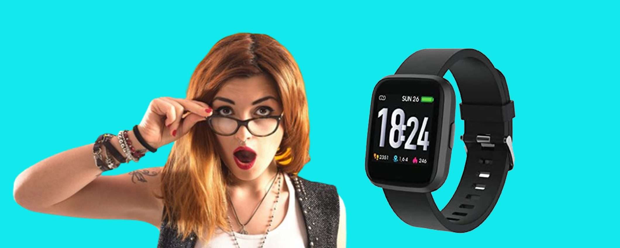 Smartwatch a soli 19 euro anziché 69 euro su Amazon, offerta incredibile!