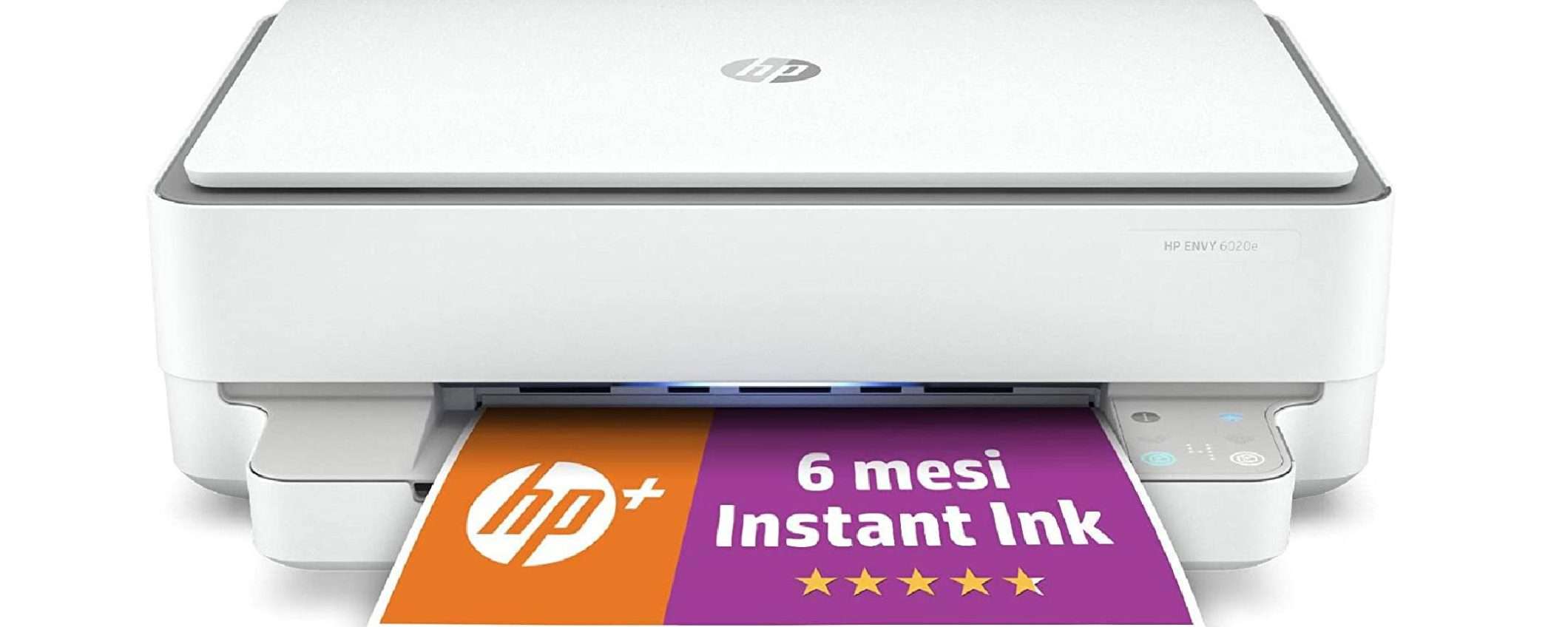 Stampante HP Envy 6020e, favolosa ad un prezzo super su Amazon