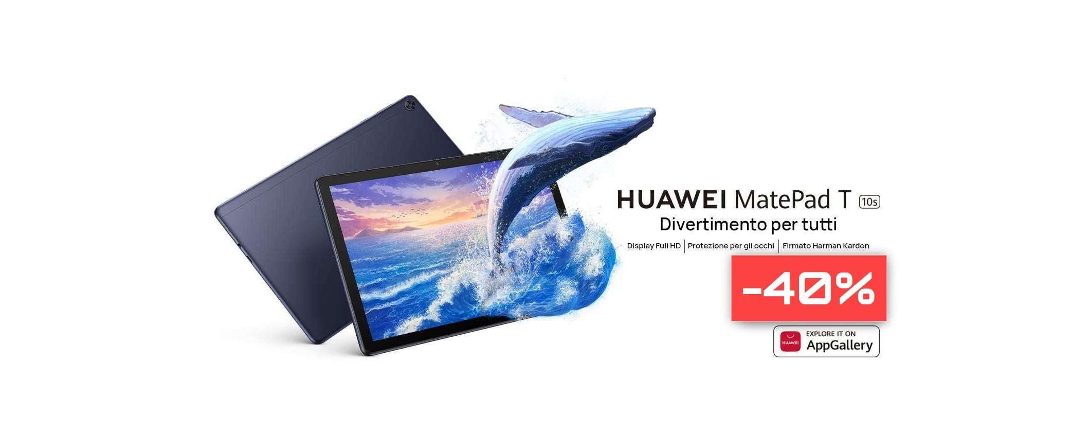 Tablet Huawei da 10 pollici con chip octa-core ed LTE: un affare a 174€