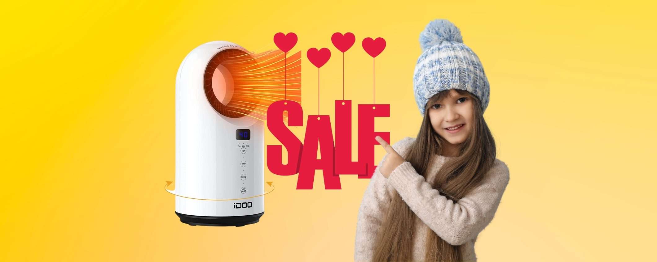 Termoventilatore a basso consumo: con DOPPIO SCONTO è tuo a 59€