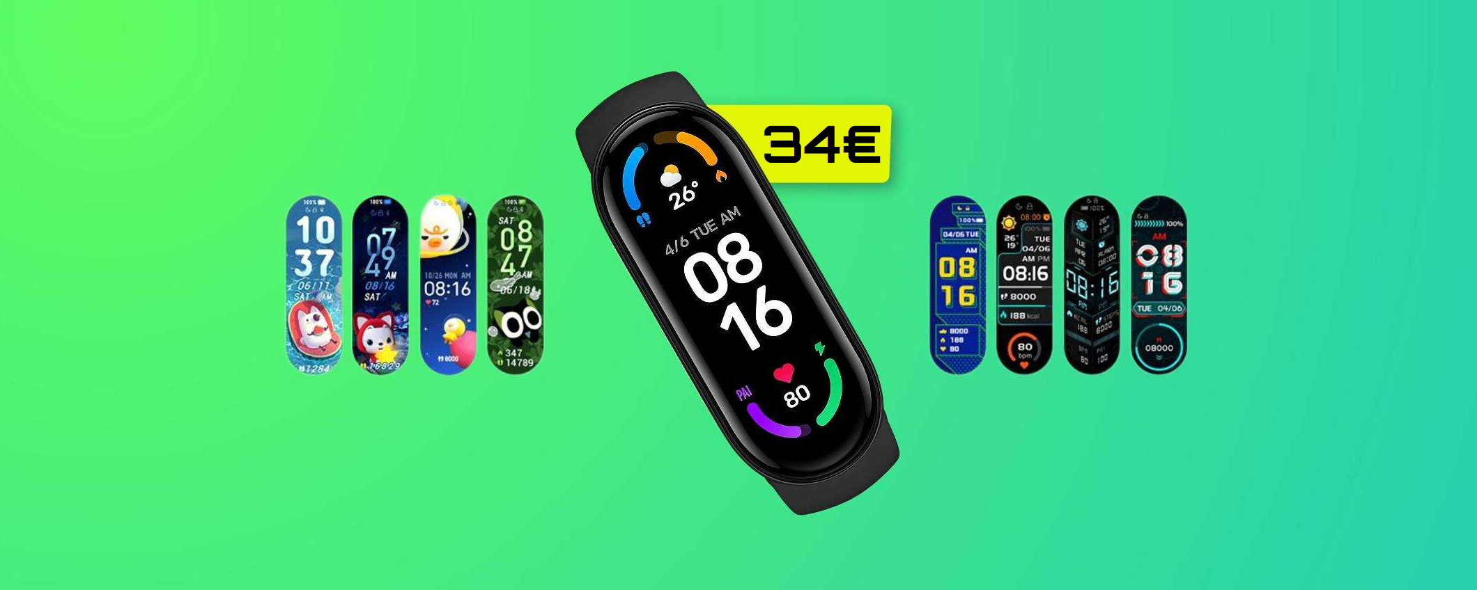 Xiaomi Smart Band 6: appena 34€ per averla finalmente al polso