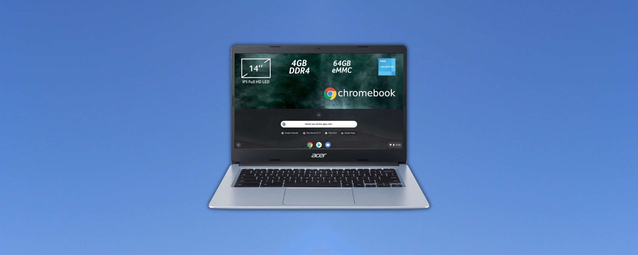 La batteria di questo Chromebook in offerta dura tutto il giorno (-70€)