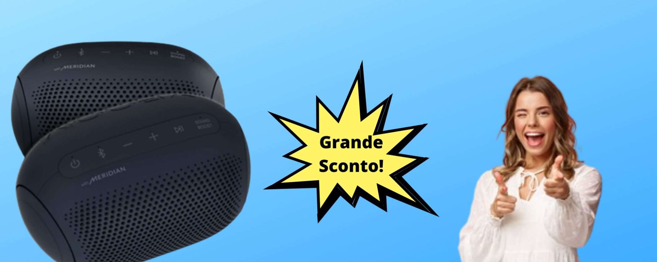 Questa cassa Bluetooth LG ti stupirà, ora ad appena 24€ su eBay