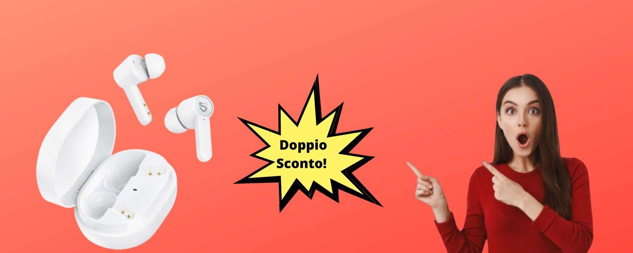 Cuffie Bluetooth, acquistale ora con un DOPPIO SCONTO su Amazon