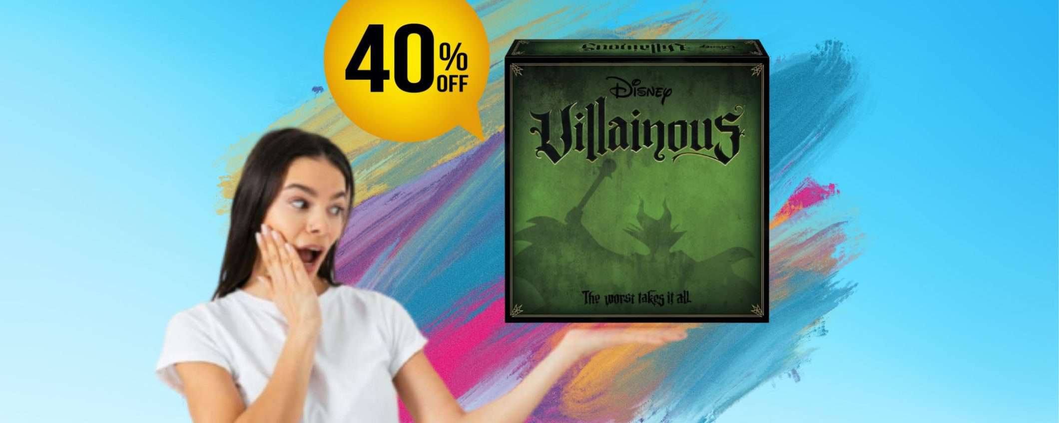 Disney Villainous: con lo sconto FOLLE del 40% è irresistibile