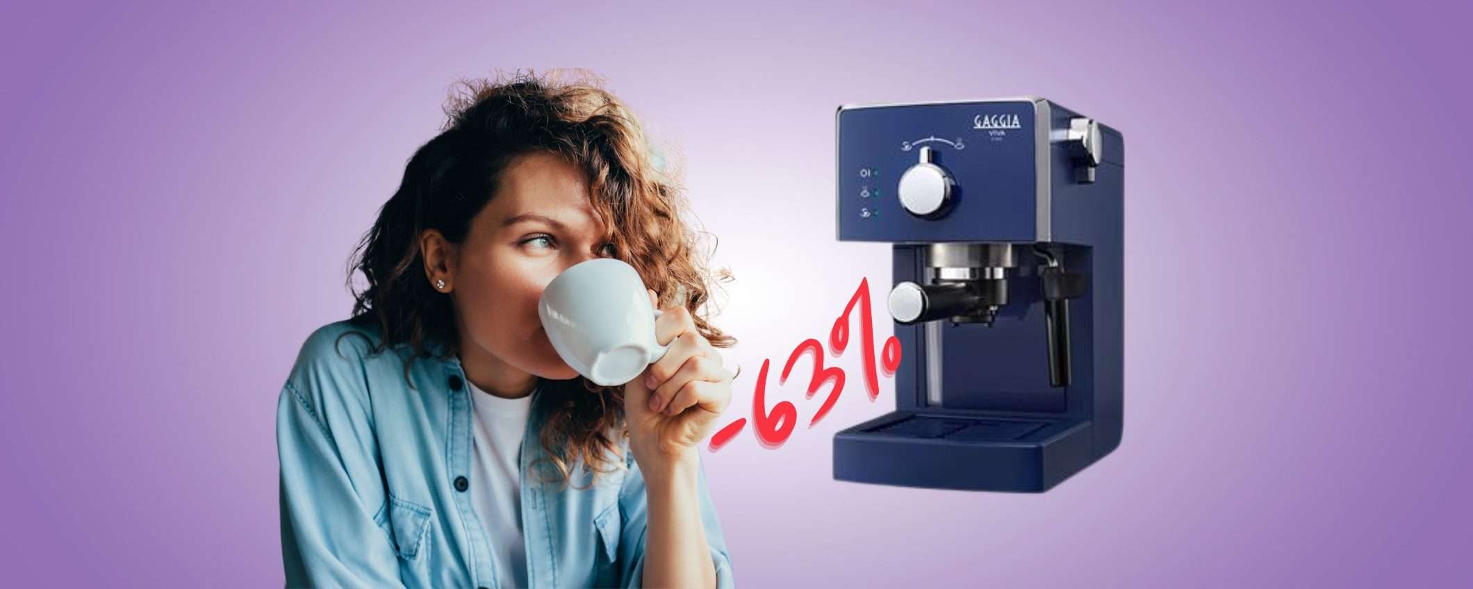 Gaggia Viva Chic: macchina da caffè SPETTACOLARE a MENO di 60€